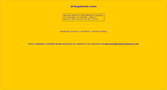 Desktop Screenshot of ortogalean.com